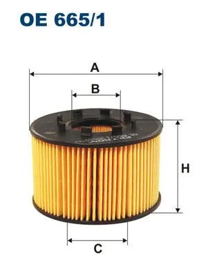 YAĞ FİLTRESİ FILTRON OE 665/1