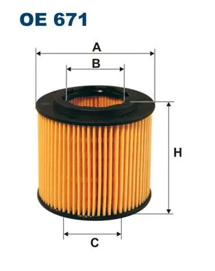 YAĞ FİLTRESİ FILTRON OE 671
