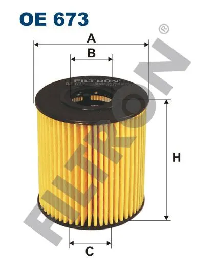 YAĞ FİLTRESİ FILTRON OE 673