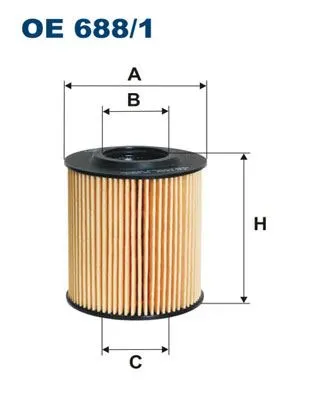 YAĞ FİLTRESİ FILTRON OE 688/1