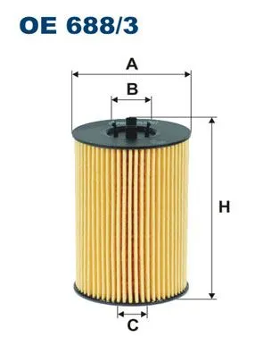 YAĞ FİLTRESİ FILTRON OE 688/3