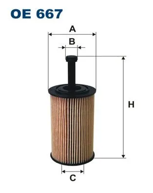 YAĞ FİLTRESİ FILTRON OE667