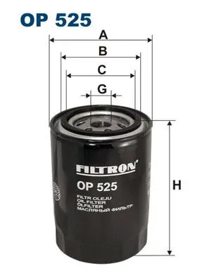 YAĞ FİLTRESİ FILTRON OP 525