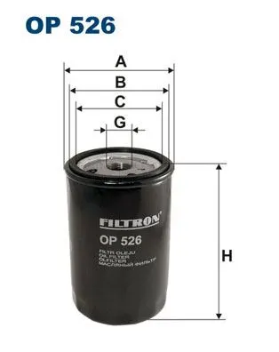 YAĞ FİLTRESİ FILTRON OP 526