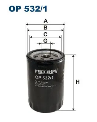 YAĞ FİLTRESİ FILTRON OP 532/1