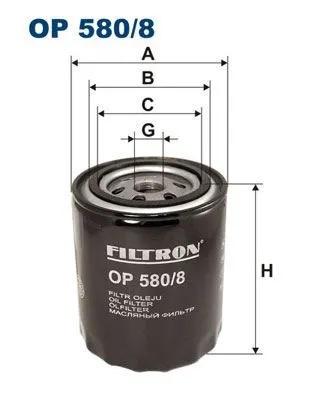 YAĞ FİLTRESİ FILTRON OP580/8