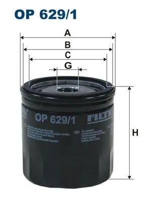 YAĞ FİLTRESİ FILTRON OP629/1