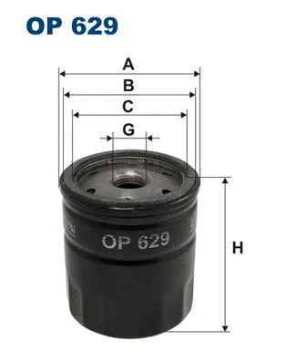 YAĞ FİLTRESİ FILTRON OP629