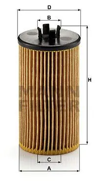 YAĞ FİLTRESİ MANN HU612/2X
