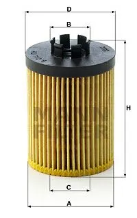 YAĞ FİLTRESİ MANN HU712/8X