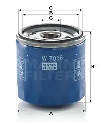 YAĞ FİLTRESİ MANN W7056