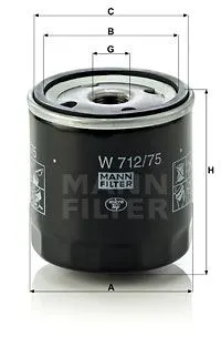 YAĞ FİLTRESİ MANN W712/75