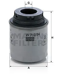 YAĞ FİLTRESİ MANN W712/94