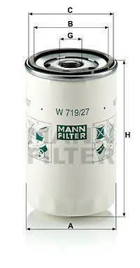 YAĞ FİLTRESİ MANN W719/27
