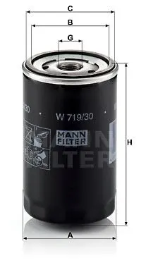 YAĞ FİLTRESİ MANN W719/30