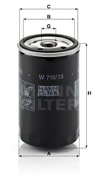 YAĞ FİLTRESİ MANN W719/5