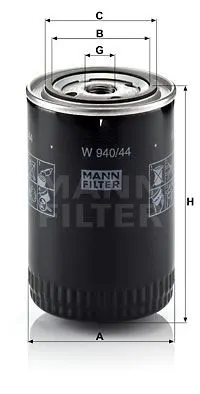 YAĞ FİLTRESİ MANN W940/44