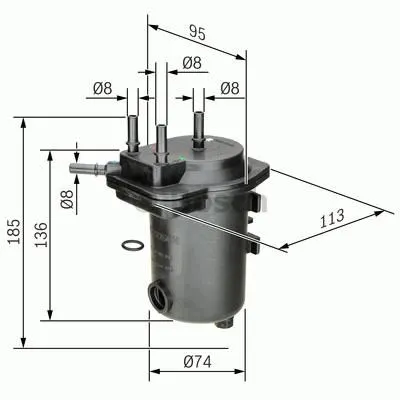YAKIT FİLTRESİ BOSCH 0450907012