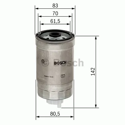 YAKIT FİLTRESİ BOSCH 1457434510