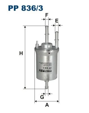 YAKIT FİLTRESİ FILTRON PP 836/3