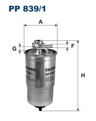 YAKIT FİLTRESİ FILTRON PP 839/1