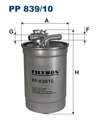 YAKIT FİLTRESİ FILTRON PP 839/10