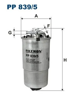 YAKIT FİLTRESİ FILTRON PP 839/5