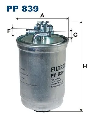 YAKIT FİLTRESİ FILTRON PP 839