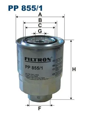 YAKIT FİLTRESİ FILTRON PP 855/1