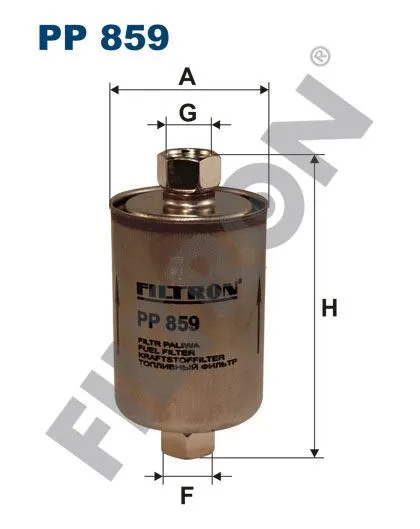 YAKIT FİLTRESİ FILTRON PP 859