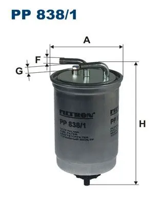 YAKIT FİLTRESİ FILTRON PP838/1