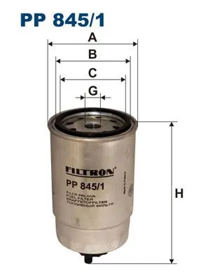 YAKIT FİLTRESİ FILTRON PP845/1