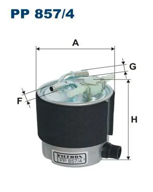YAKIT FİLTRESİ FILTRON PP857/4