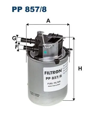 YAKIT FİLTRESİ FILTRON PP857/8
