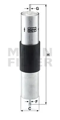 YAKIT FİLTRESİ MANN WK516/1