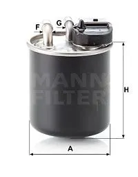 YAKIT FİLTRESİ MANN WK820/16