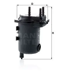 YAKIT FİLTRESİ MANN WK939/17X