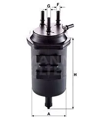 YAKIT FİLTRESİ MANN WK939/4