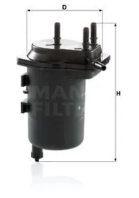 YAKIT FİLTRESİ MANN WK939/5